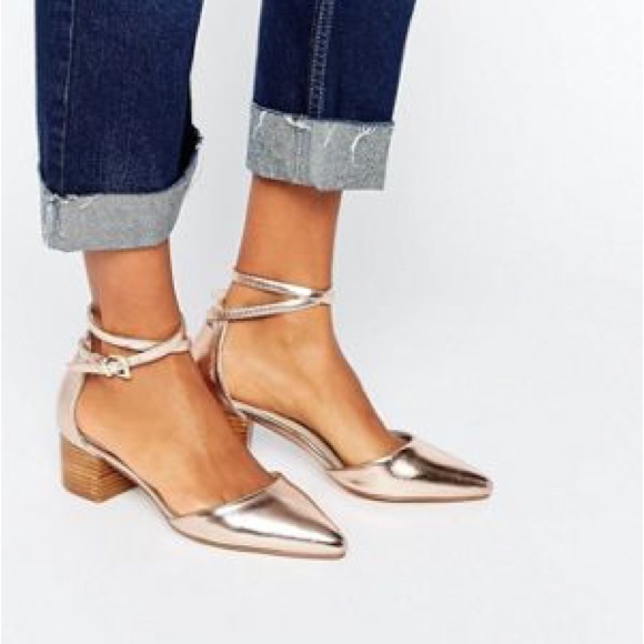 ASOS Block Heel Sandals Size 7 - Picture 1 of 6